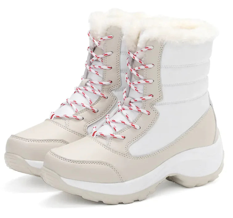 New Fleece-lined High-top Women's Shoes